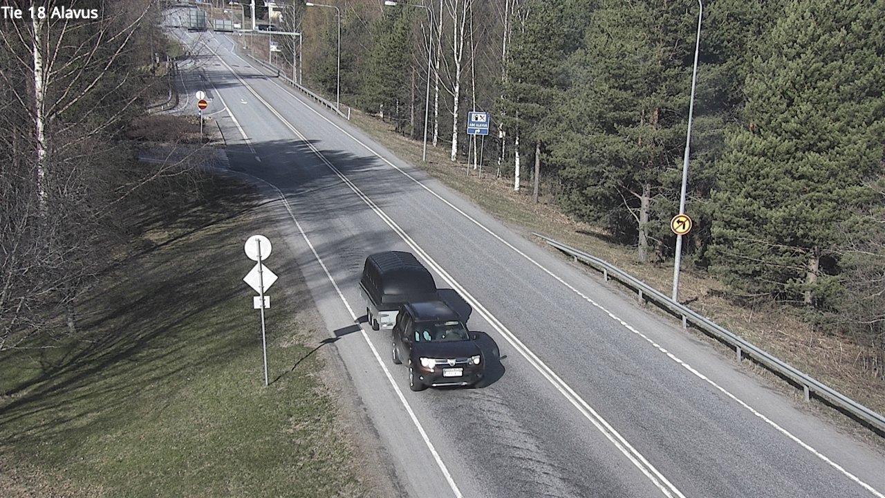 Weather Camera Image Väg 18 Alavo, Alavus, Etelä-Pohjanmaa