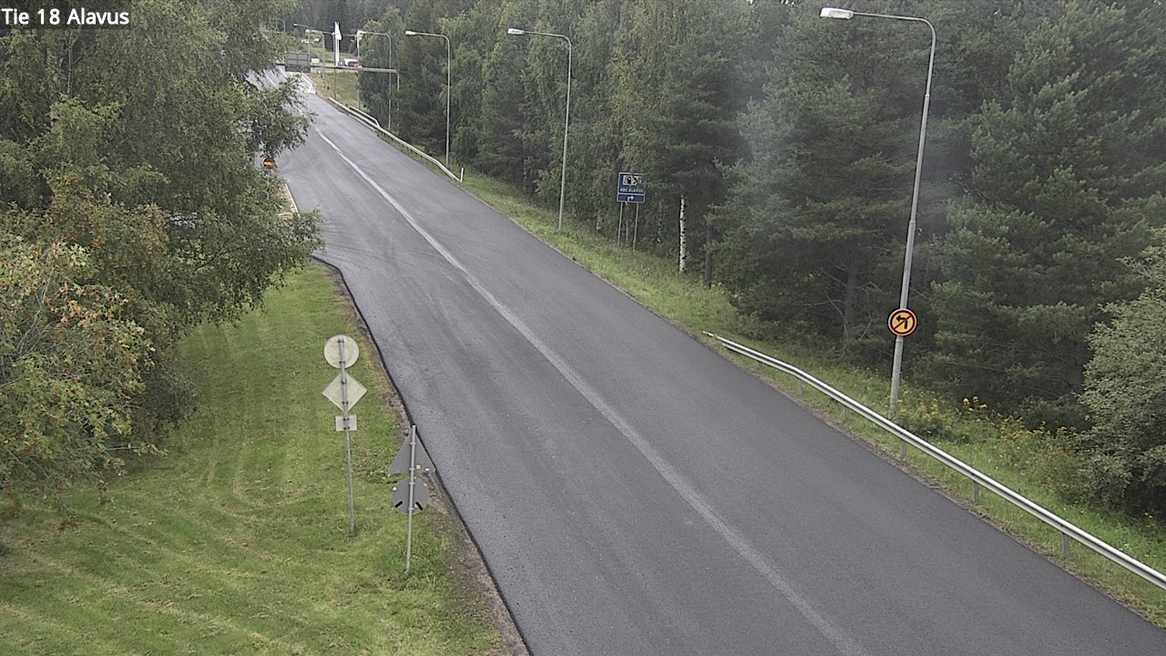 Weather Camera Image Road 18 Alavus, Alavus, Etelä-Pohjanmaa
