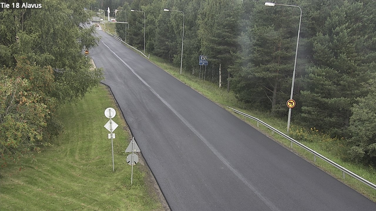 Weather Camera Image Road 18 Alavus, Alavus, Etelä-Pohjanmaa