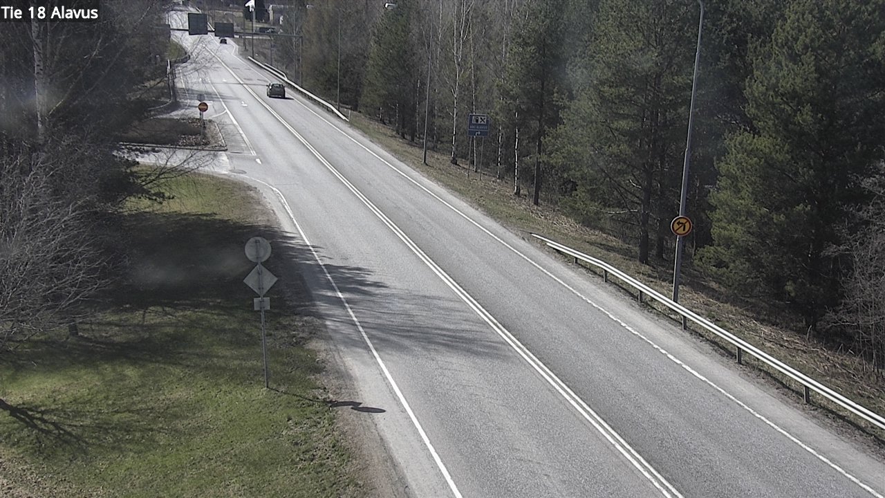 Weather Camera Image Väg 18 Alavo, Alavus, Etelä-Pohjanmaa