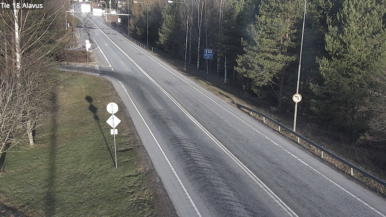 Weather Camera Image Väg 18 Alavo, Alavus, Etelä-Pohjanmaa