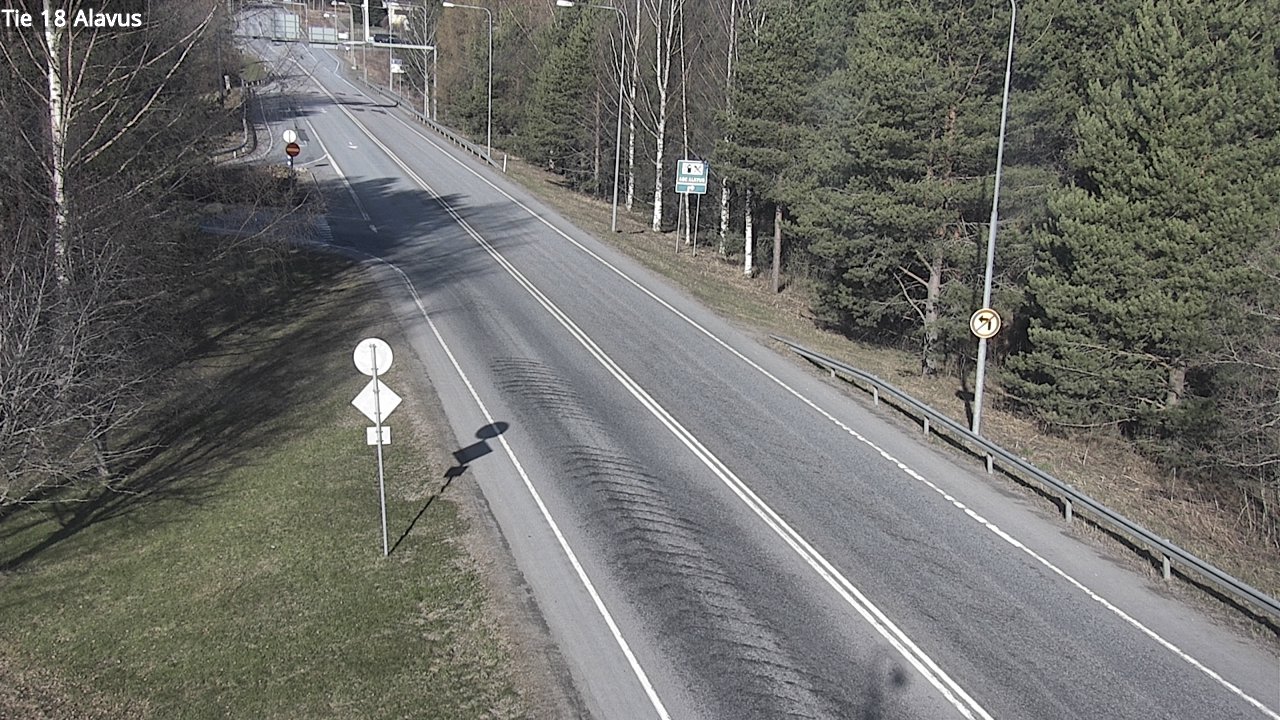 Weather Camera Image Väg 18 Alavo, Alavus, Etelä-Pohjanmaa
