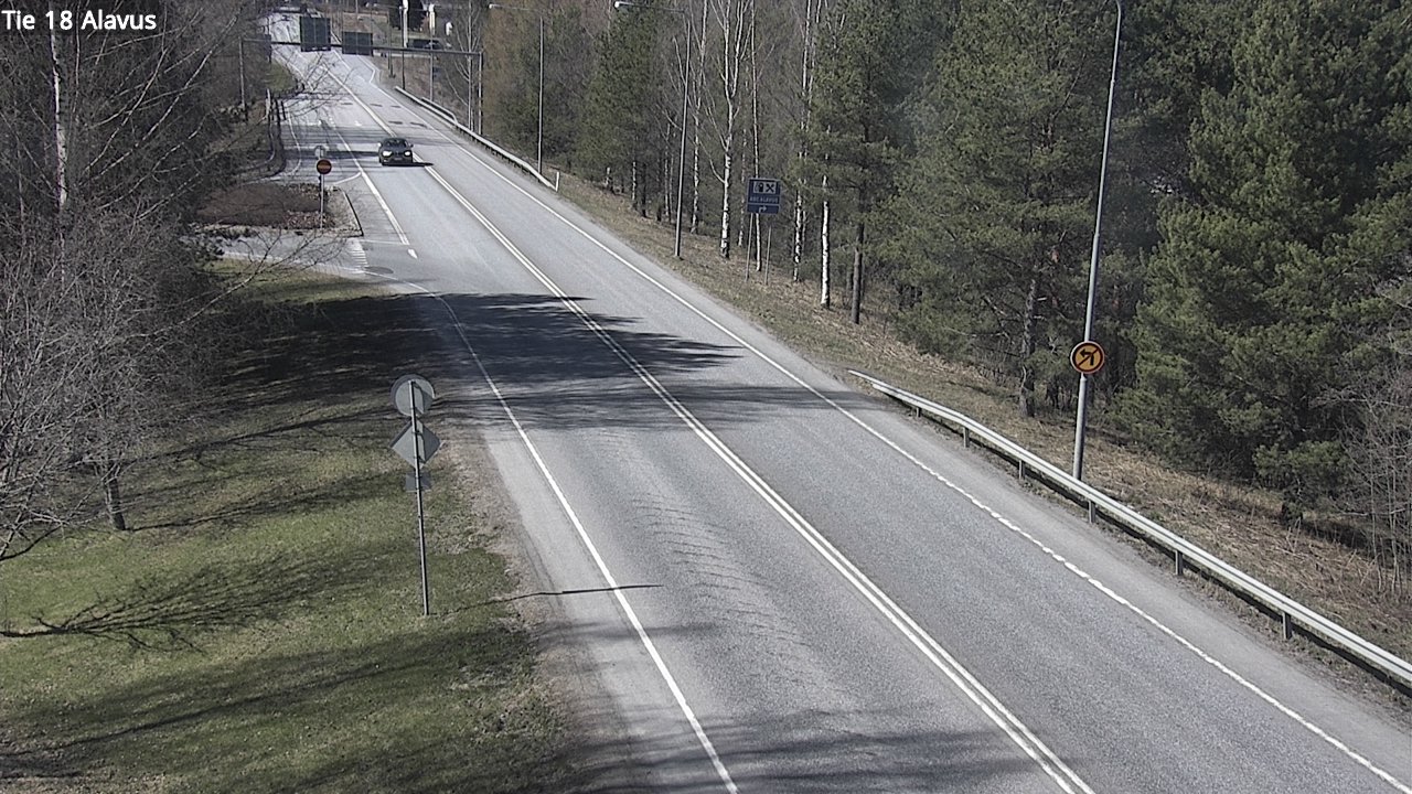 Weather Camera Image Väg 18 Alavo, Alavus, Etelä-Pohjanmaa