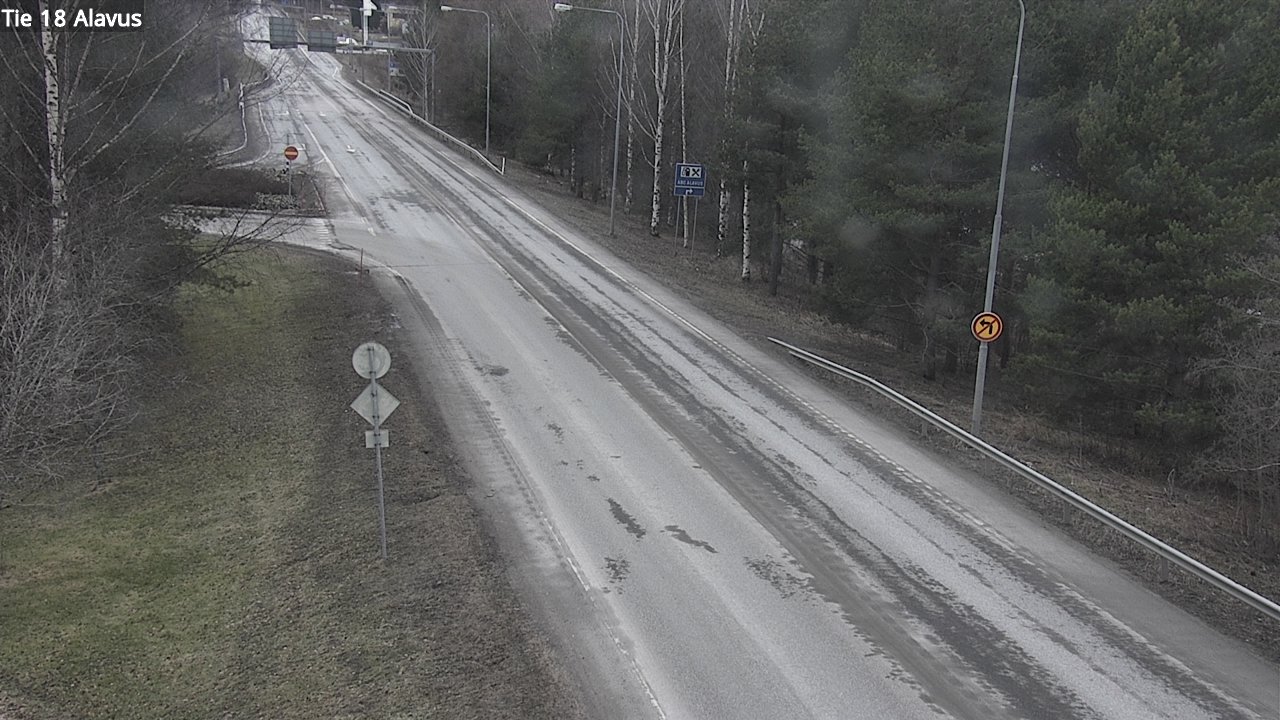 Weather Camera Image Väg 18 Alavo, Alavus, Etelä-Pohjanmaa