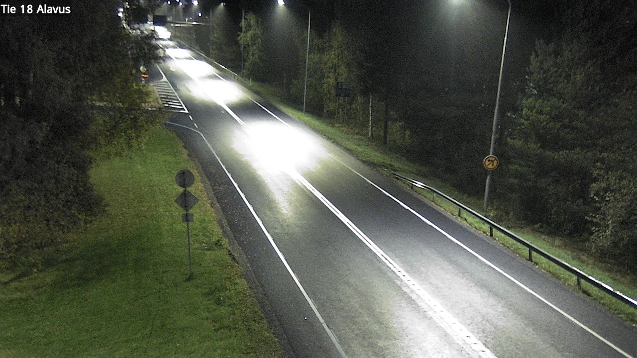 Weather Camera Image Road 18 Alavus, Alavus, Etelä-Pohjanmaa