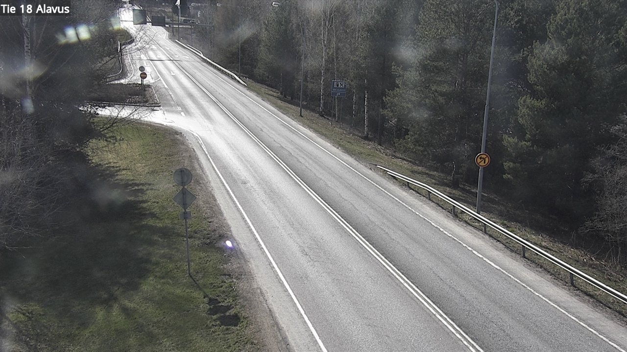 Weather Camera Image Väg 18 Alavo, Alavus, Etelä-Pohjanmaa