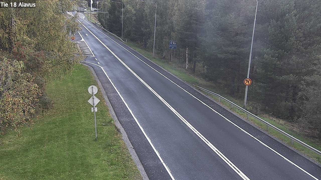 Weather Camera Image Road 18 Alavus, Alavus, Etelä-Pohjanmaa