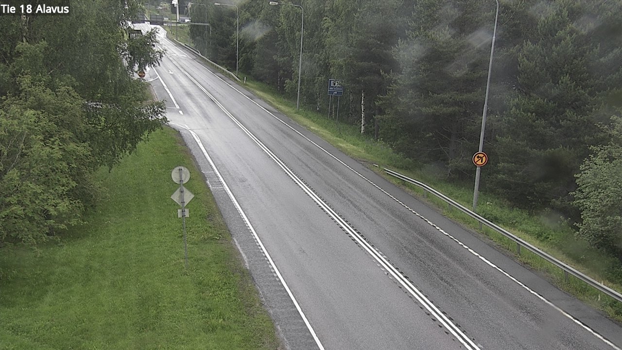 Weather Camera Image Väg 18 Alavo, Alavus, Etelä-Pohjanmaa