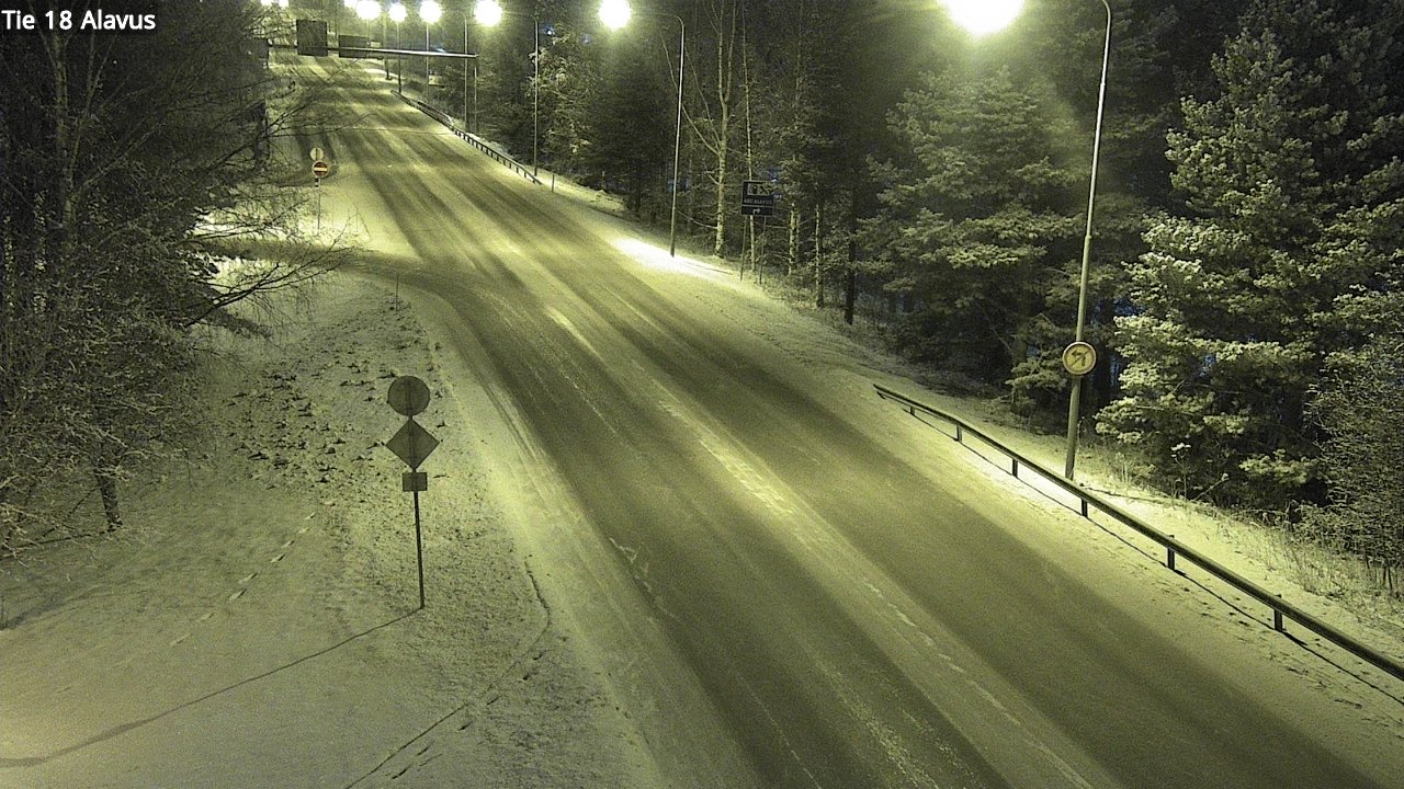 Weather Camera Image Road 18 Alavus, Alavus, Etelä-Pohjanmaa
