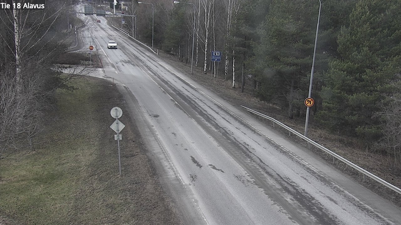 Weather Camera Image Väg 18 Alavo, Alavus, Etelä-Pohjanmaa
