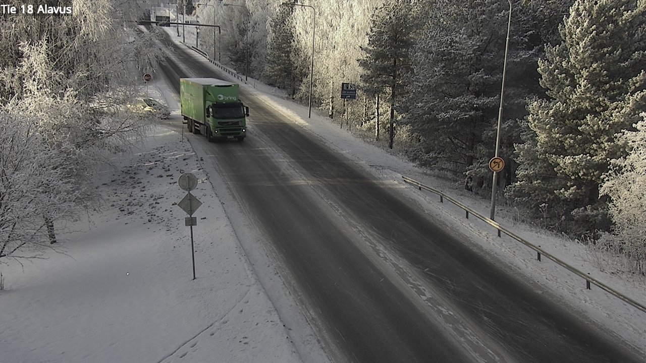 Weather Camera Image Väg 18 Alavo, Alavus, Etelä-Pohjanmaa