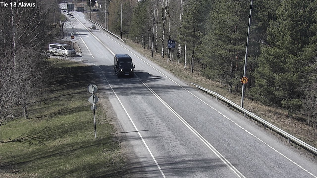 Weather Camera Image Väg 18 Alavo, Alavus, Etelä-Pohjanmaa