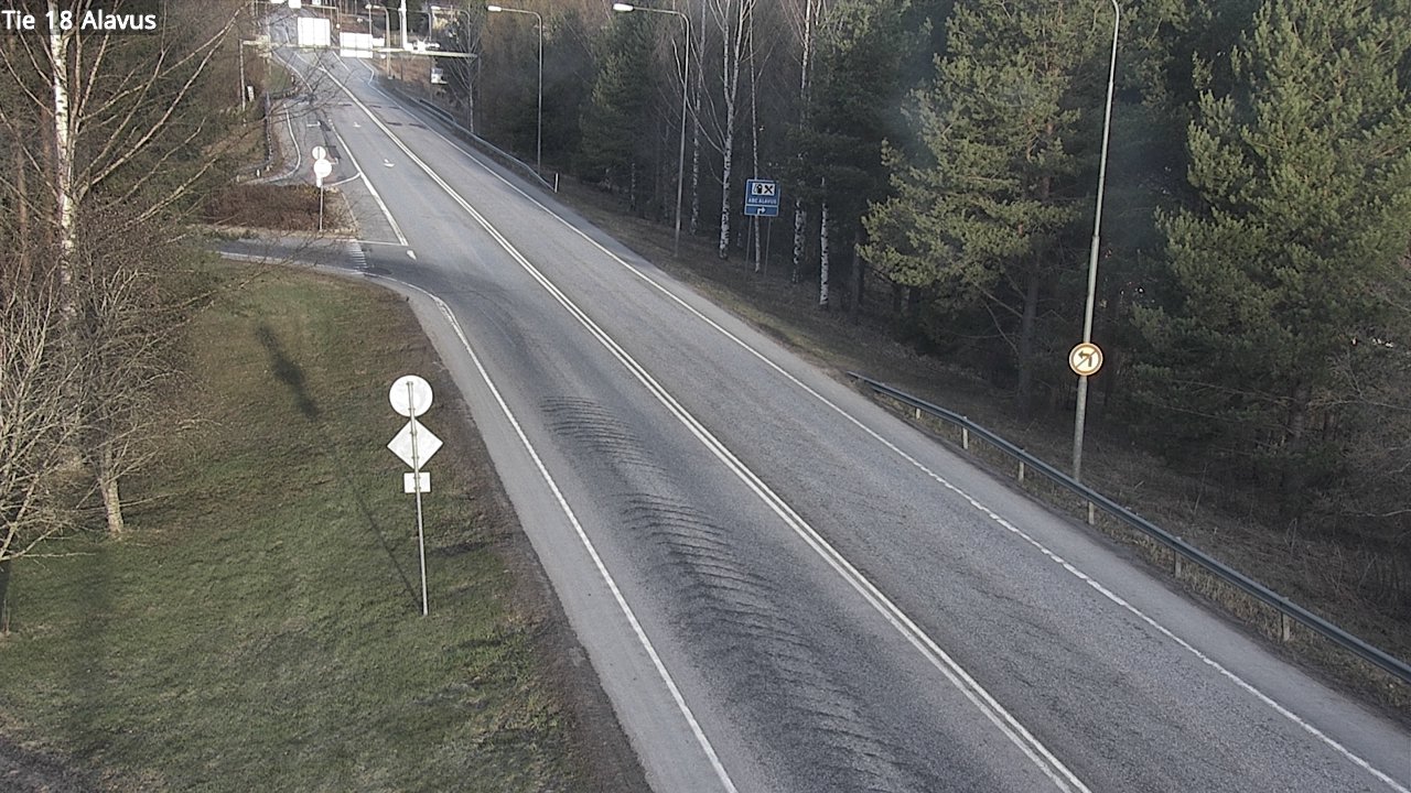 Weather Camera Image Väg 18 Alavo, Alavus, Etelä-Pohjanmaa