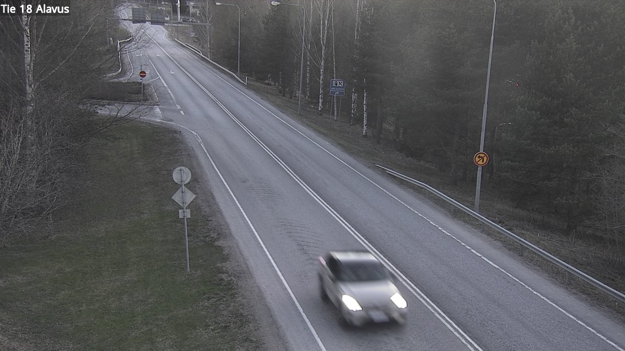 Weather Camera Image Väg 18 Alavo, Alavus, Etelä-Pohjanmaa