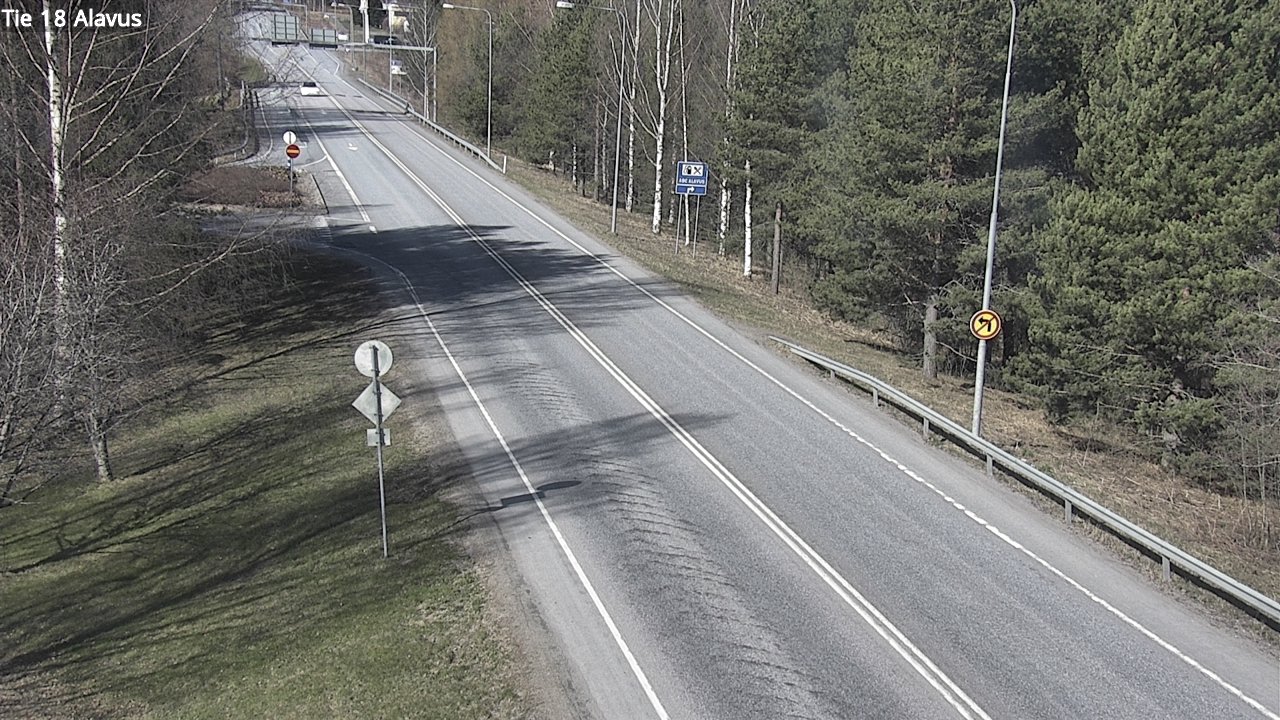 Weather Camera Image Väg 18 Alavo, Alavus, Etelä-Pohjanmaa