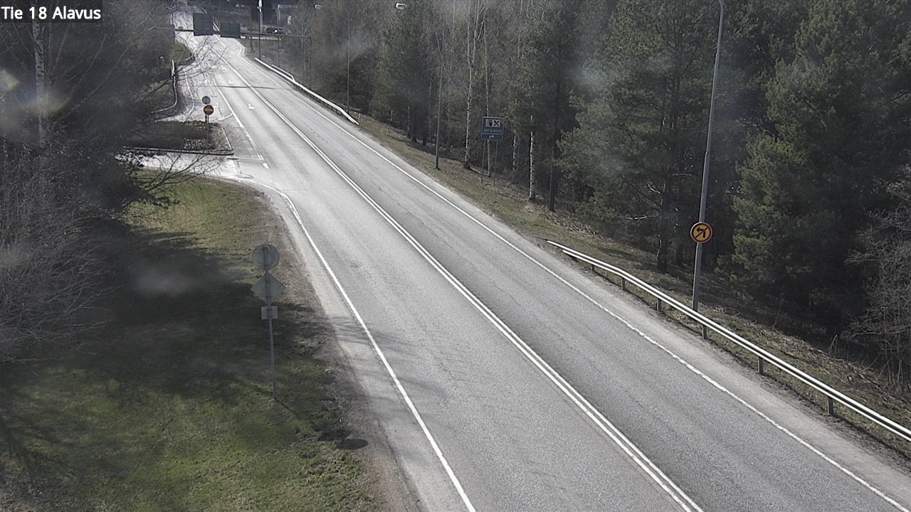 Weather Camera Image Väg 18 Alavo, Alavus, Etelä-Pohjanmaa