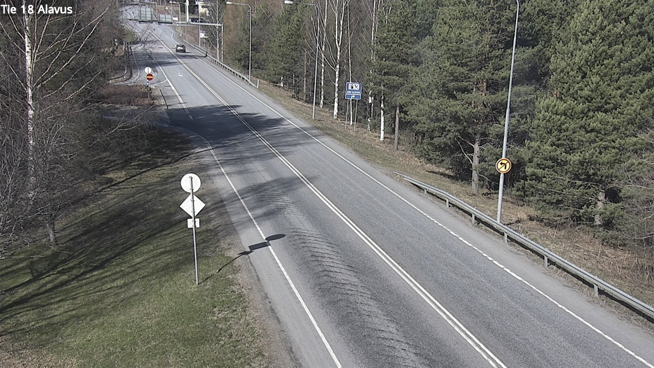 Weather Camera Image Väg 18 Alavo, Alavus, Etelä-Pohjanmaa