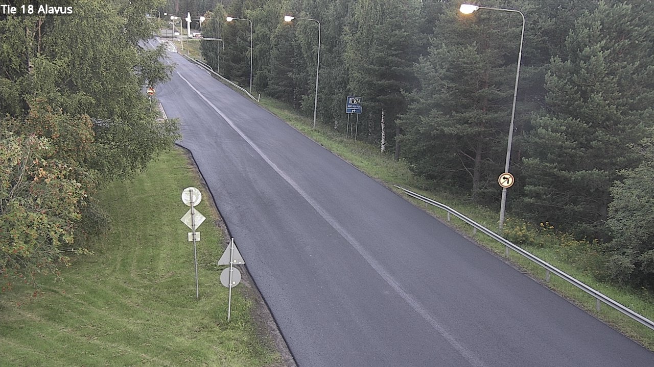 Weather Camera Image Road 18 Alavus, Alavus, Etelä-Pohjanmaa
