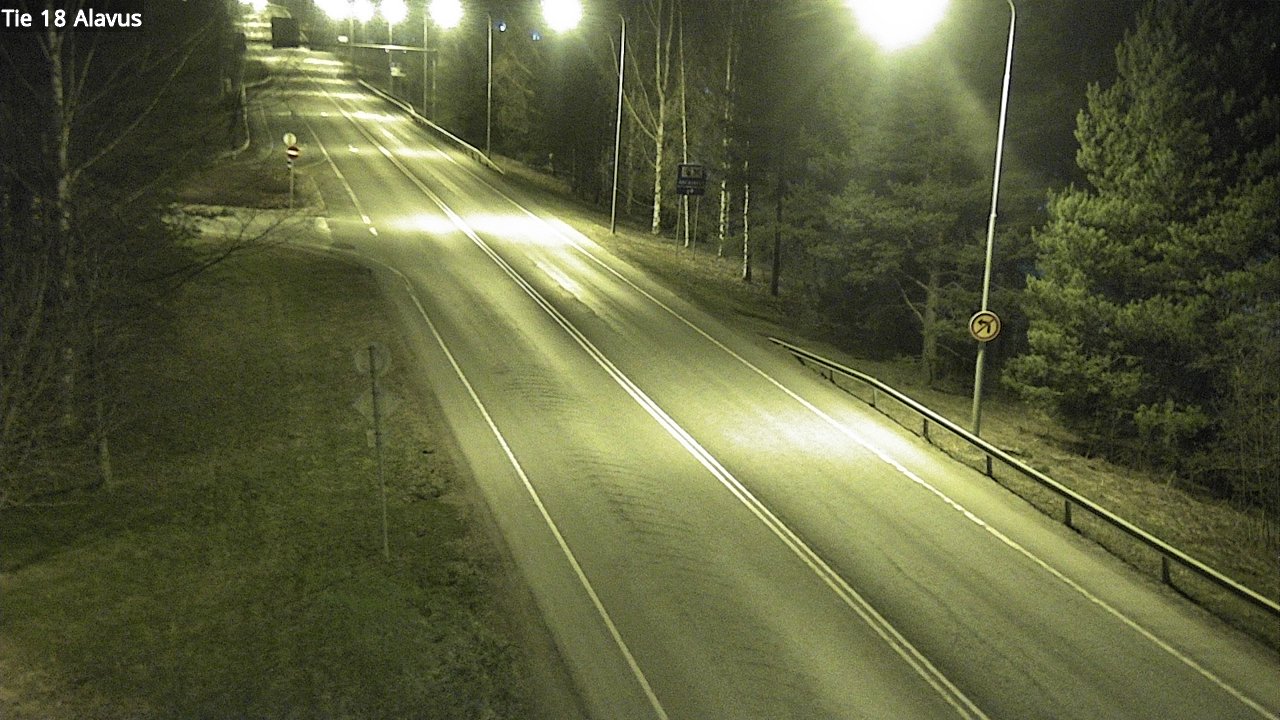 Weather Camera Image Väg 18 Alavo, Alavus, Etelä-Pohjanmaa
