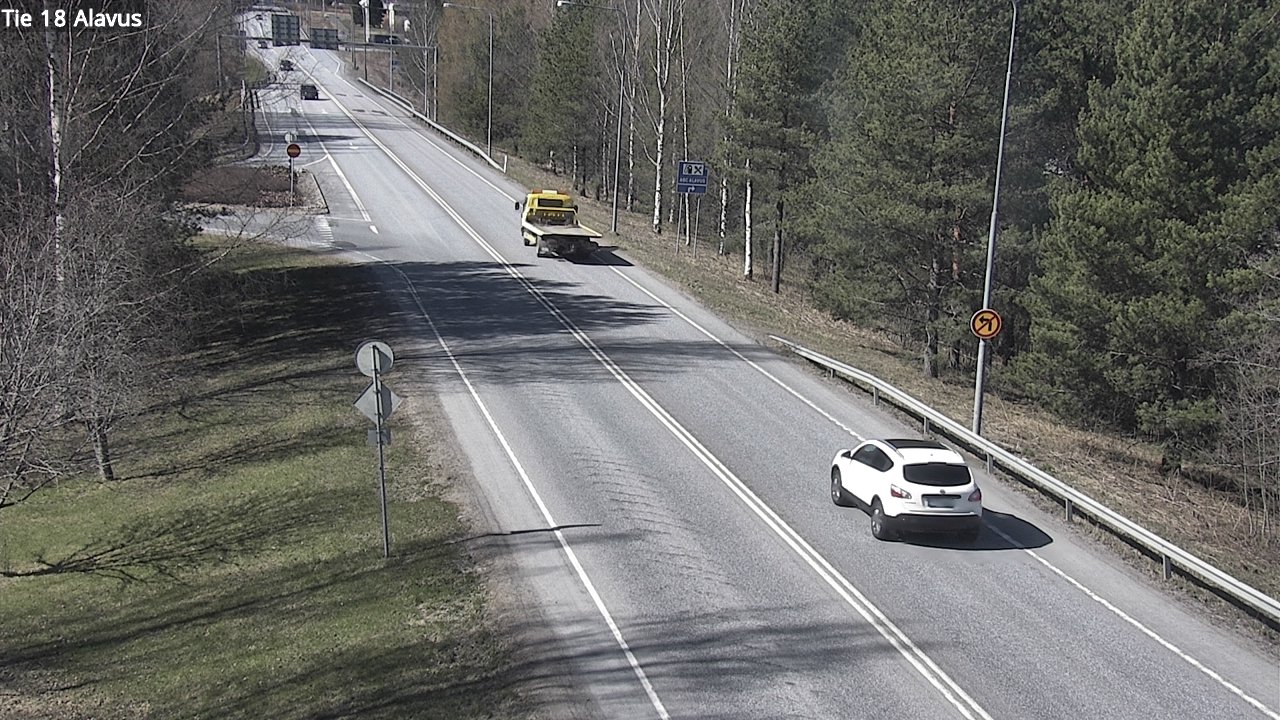 Weather Camera Image Väg 18 Alavo, Alavus, Etelä-Pohjanmaa