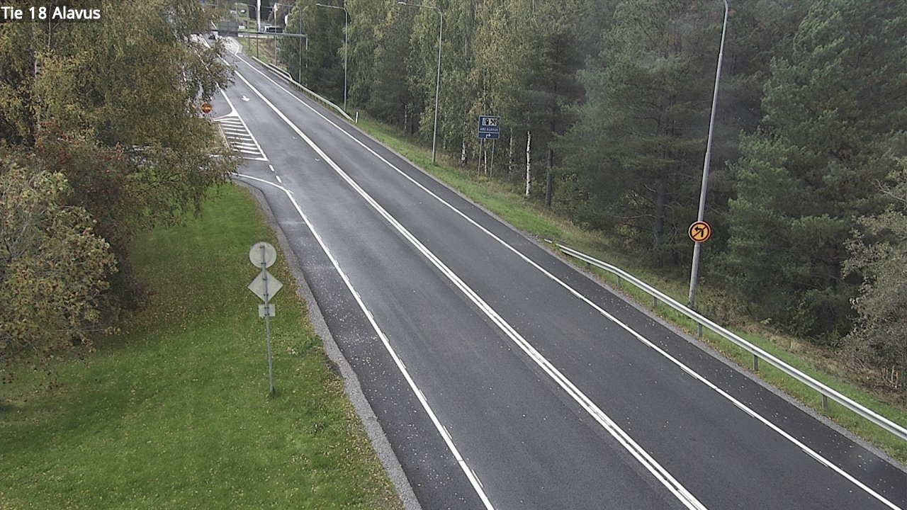Weather Camera Image Road 18 Alavus, Alavus, Etelä-Pohjanmaa