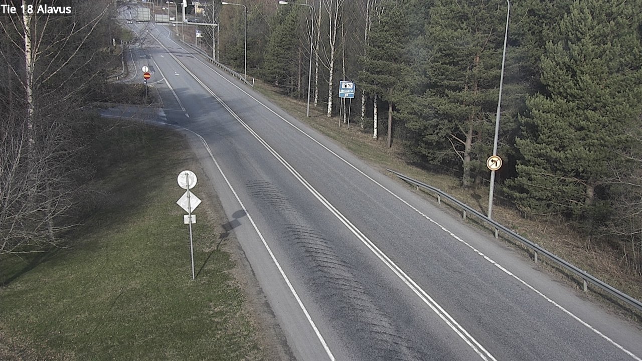 Weather Camera Image Road 18 Alavus, Alavus, Etelä-Pohjanmaa