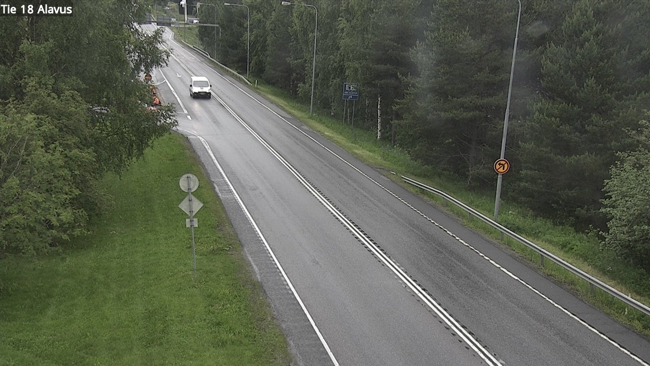 Weather Camera Image Väg 18 Alavo, Alavus, Etelä-Pohjanmaa
