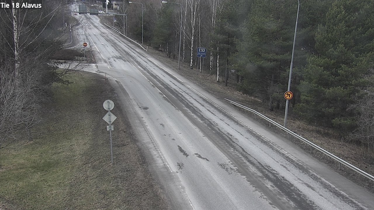 Weather Camera Image Väg 18 Alavo, Alavus, Etelä-Pohjanmaa