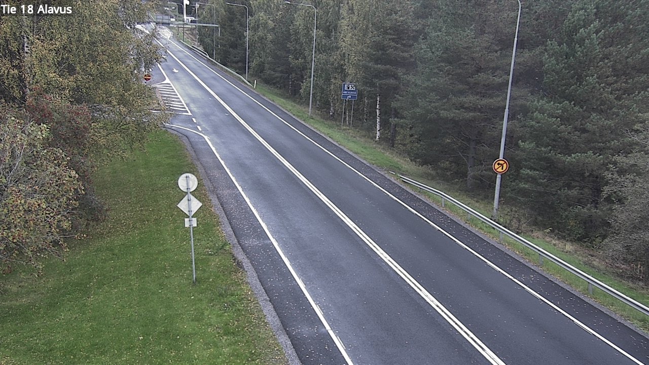 Weather Camera Image Road 18 Alavus, Alavus, Etelä-Pohjanmaa