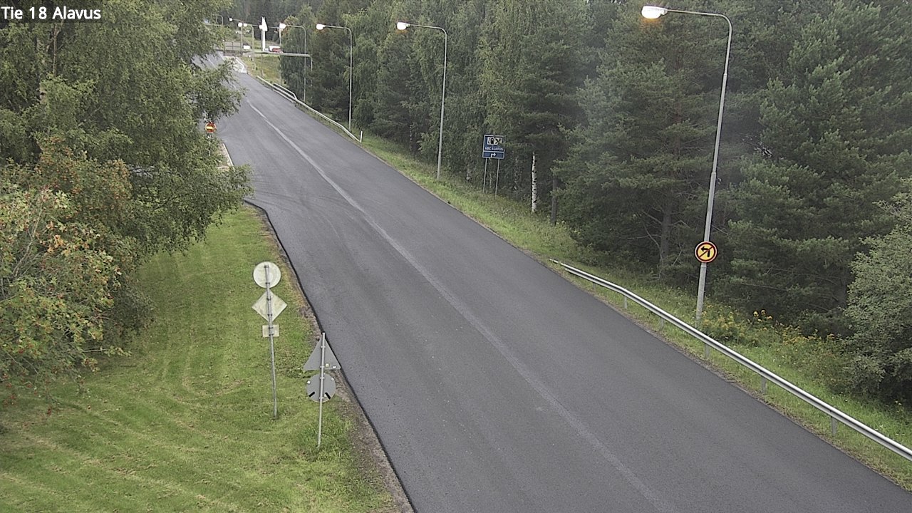 Weather Camera Image Road 18 Alavus, Alavus, Etelä-Pohjanmaa