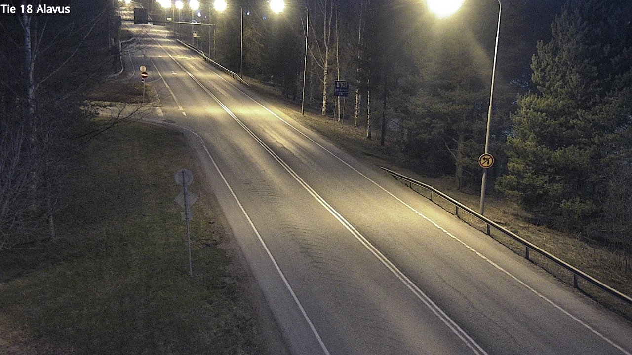 Weather Camera Image Väg 18 Alavo, Alavus, Etelä-Pohjanmaa