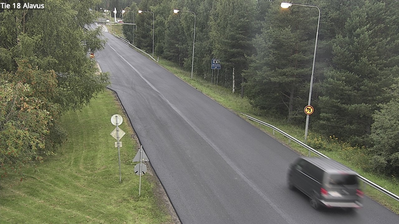 Weather Camera Image Road 18 Alavus, Alavus, Etelä-Pohjanmaa