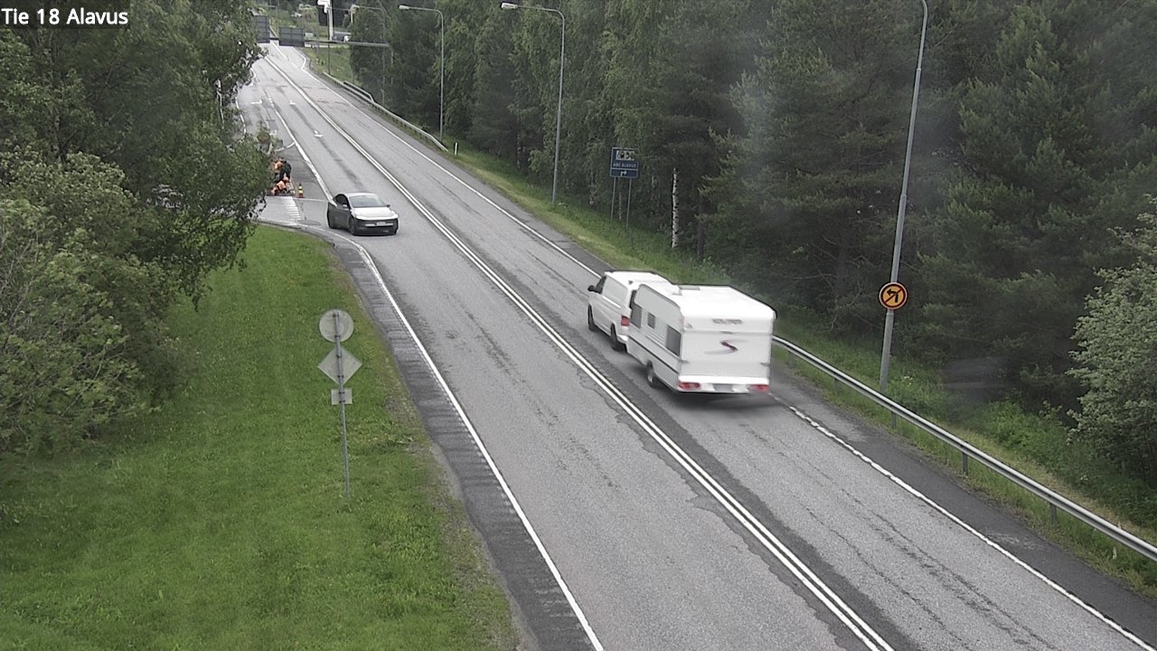Weather Camera Image Väg 18 Alavo, Alavus, Etelä-Pohjanmaa