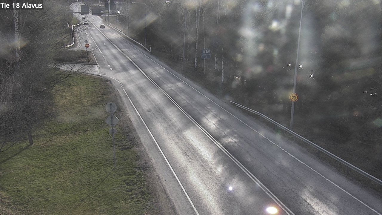 Weather Camera Image Väg 18 Alavo, Alavus, Etelä-Pohjanmaa