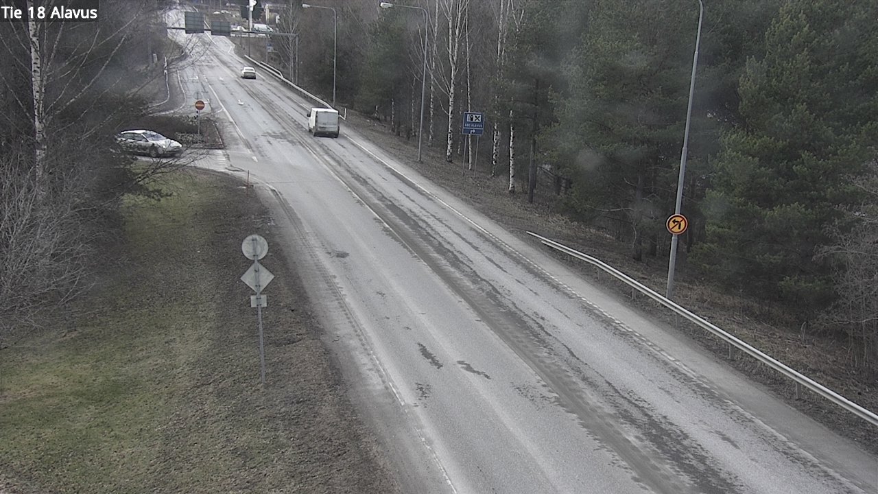 Weather Camera Image Väg 18 Alavo, Alavus, Etelä-Pohjanmaa
