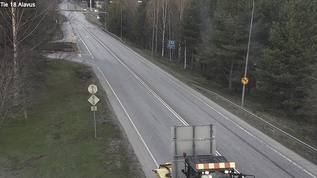 Weather Camera Image Väg 18 Alavo, Alavus, Etelä-Pohjanmaa