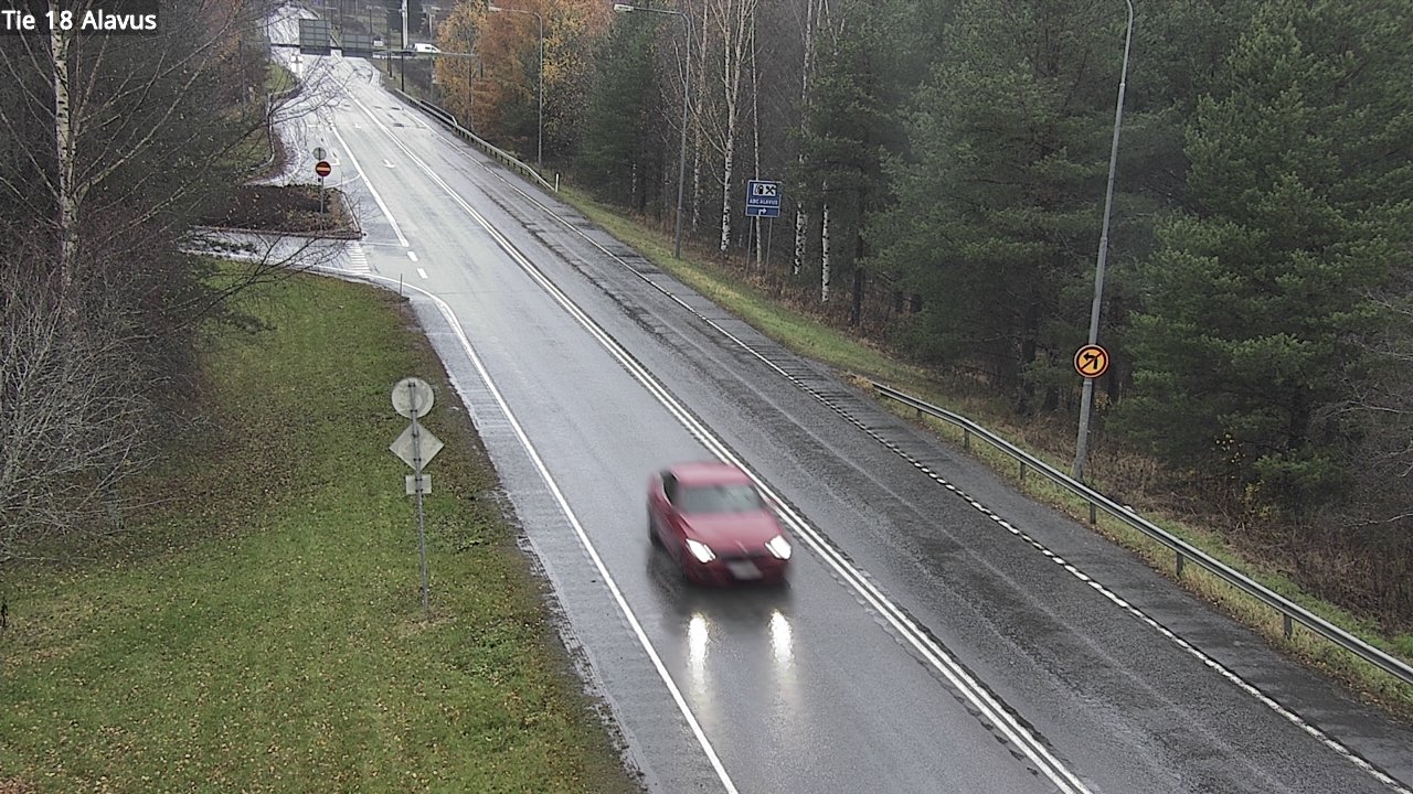 Weather Camera Image Väg 18 Alavo, Alavus, Etelä-Pohjanmaa