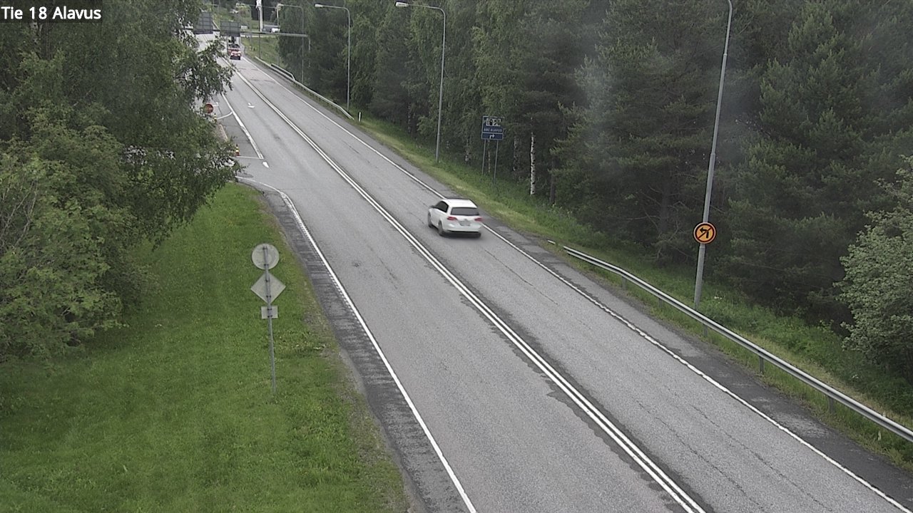 Weather Camera Image Väg 18 Alavo, Alavus, Etelä-Pohjanmaa