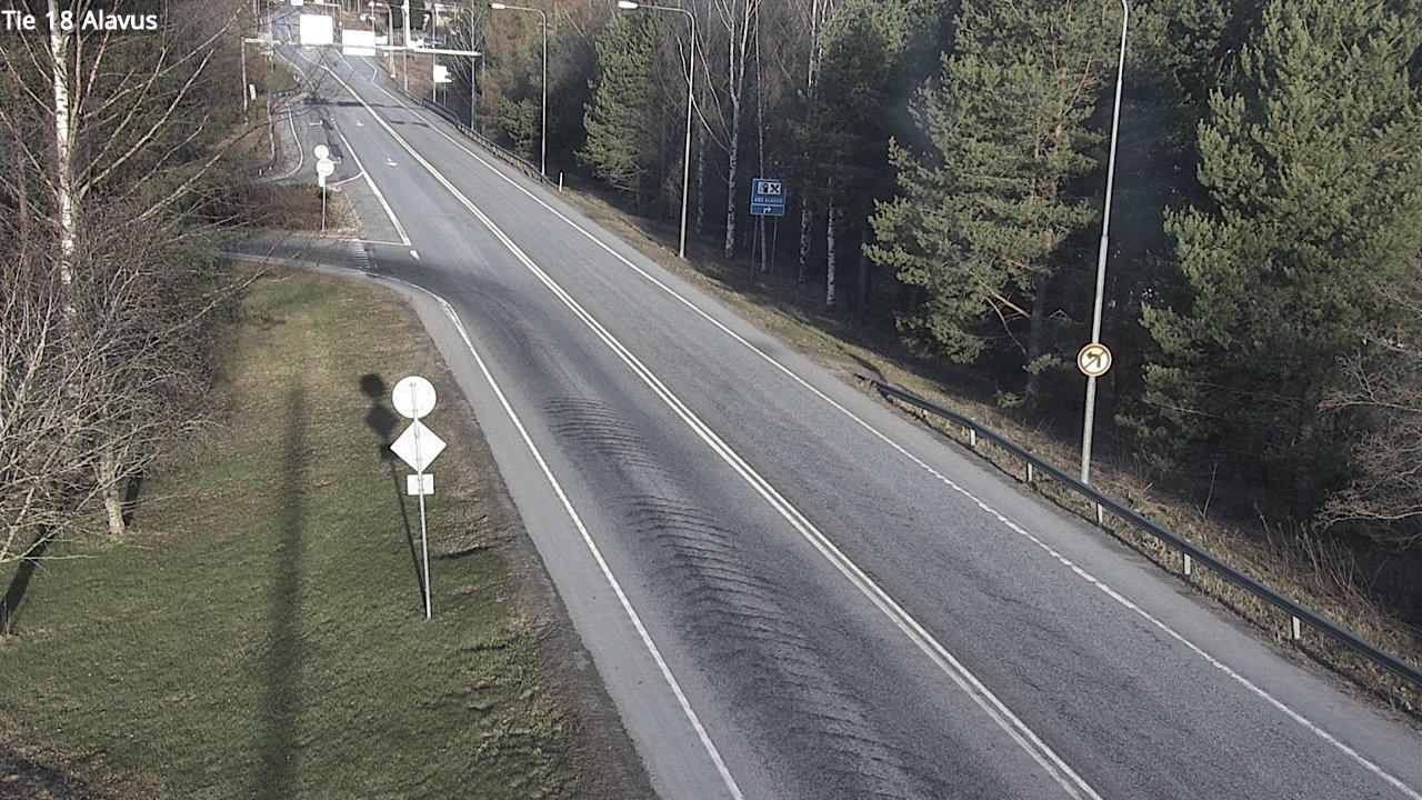 Weather Camera Image Väg 18 Alavo, Alavus, Etelä-Pohjanmaa