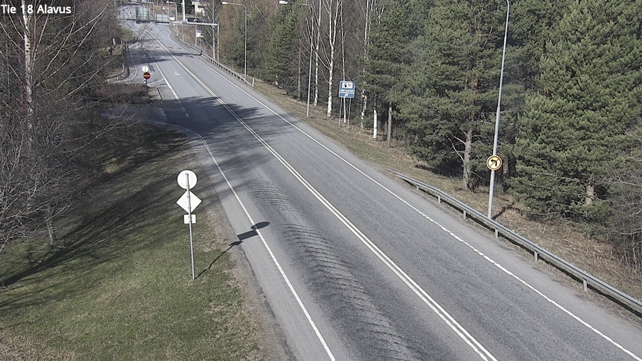Weather Camera Image Väg 18 Alavo, Alavus, Etelä-Pohjanmaa