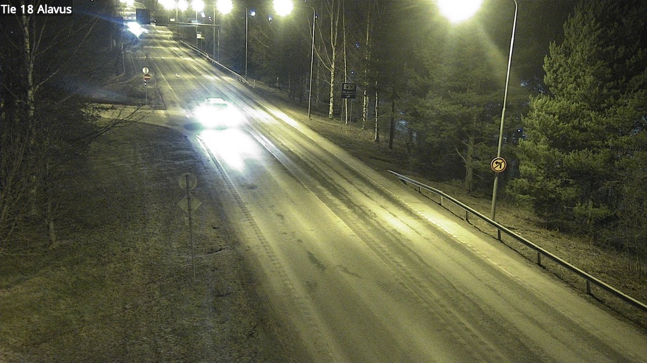 Weather Camera Image Road 18 Alavus, Alavus, Etelä-Pohjanmaa