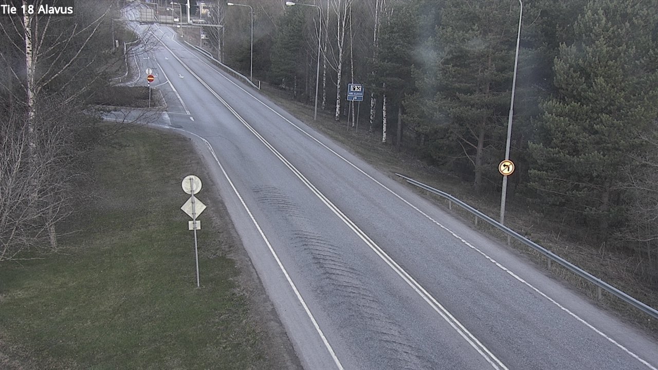 Weather Camera Image Road 18 Alavus, Alavus, Etelä-Pohjanmaa