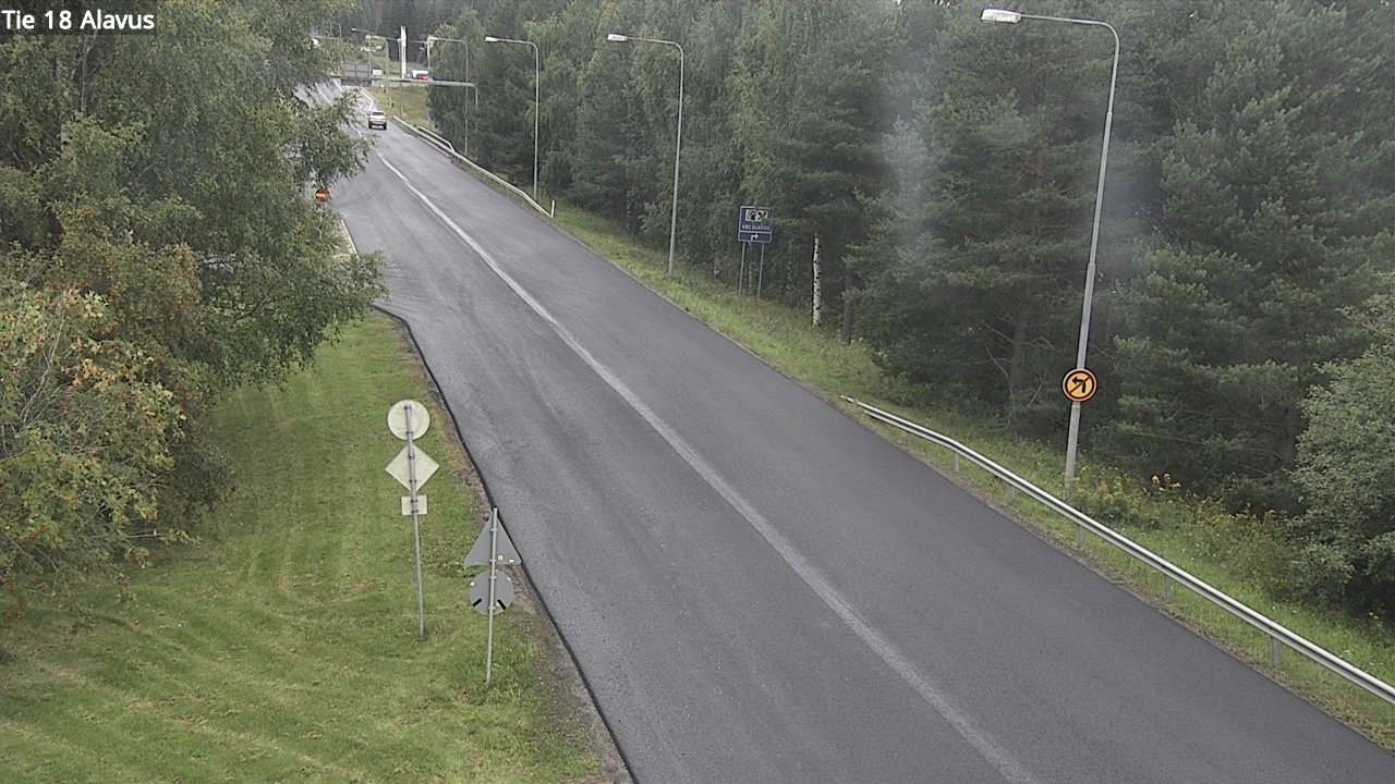 Weather Camera Image Road 18 Alavus, Alavus, Etelä-Pohjanmaa