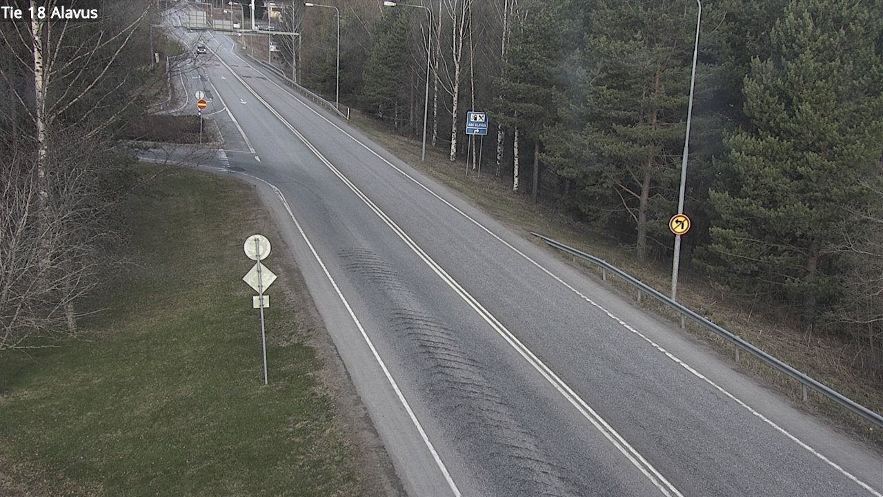 Weather Camera Image Road 18 Alavus, Alavus, Etelä-Pohjanmaa