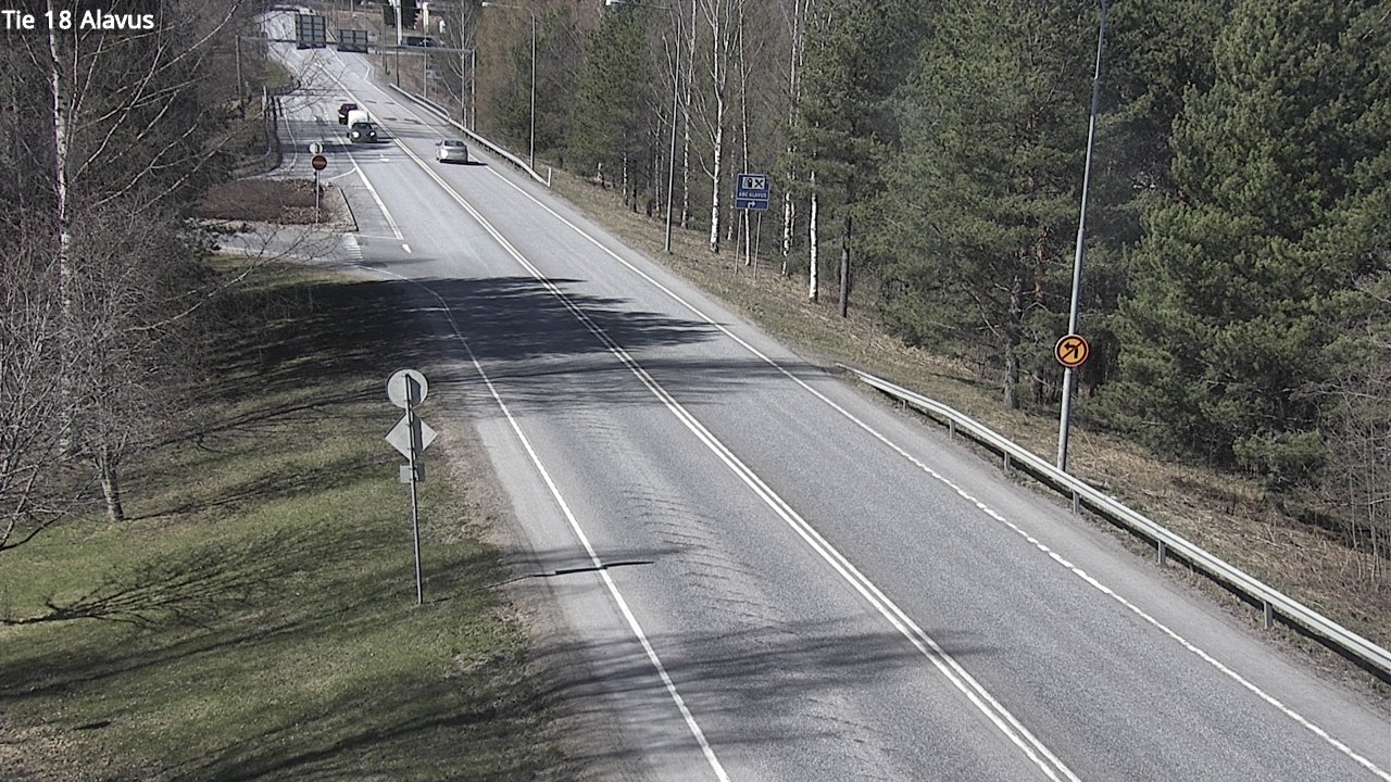 Weather Camera Image Väg 18 Alavo, Alavus, Etelä-Pohjanmaa