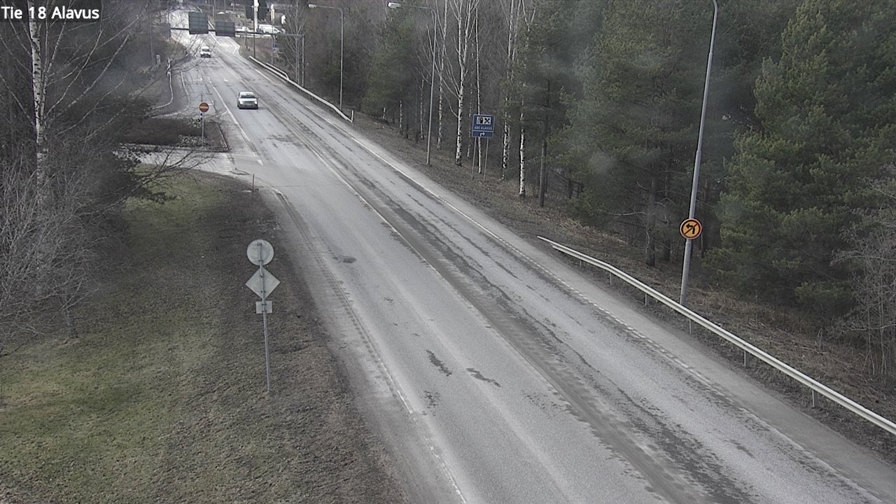 Weather Camera Image Väg 18 Alavo, Alavus, Etelä-Pohjanmaa
