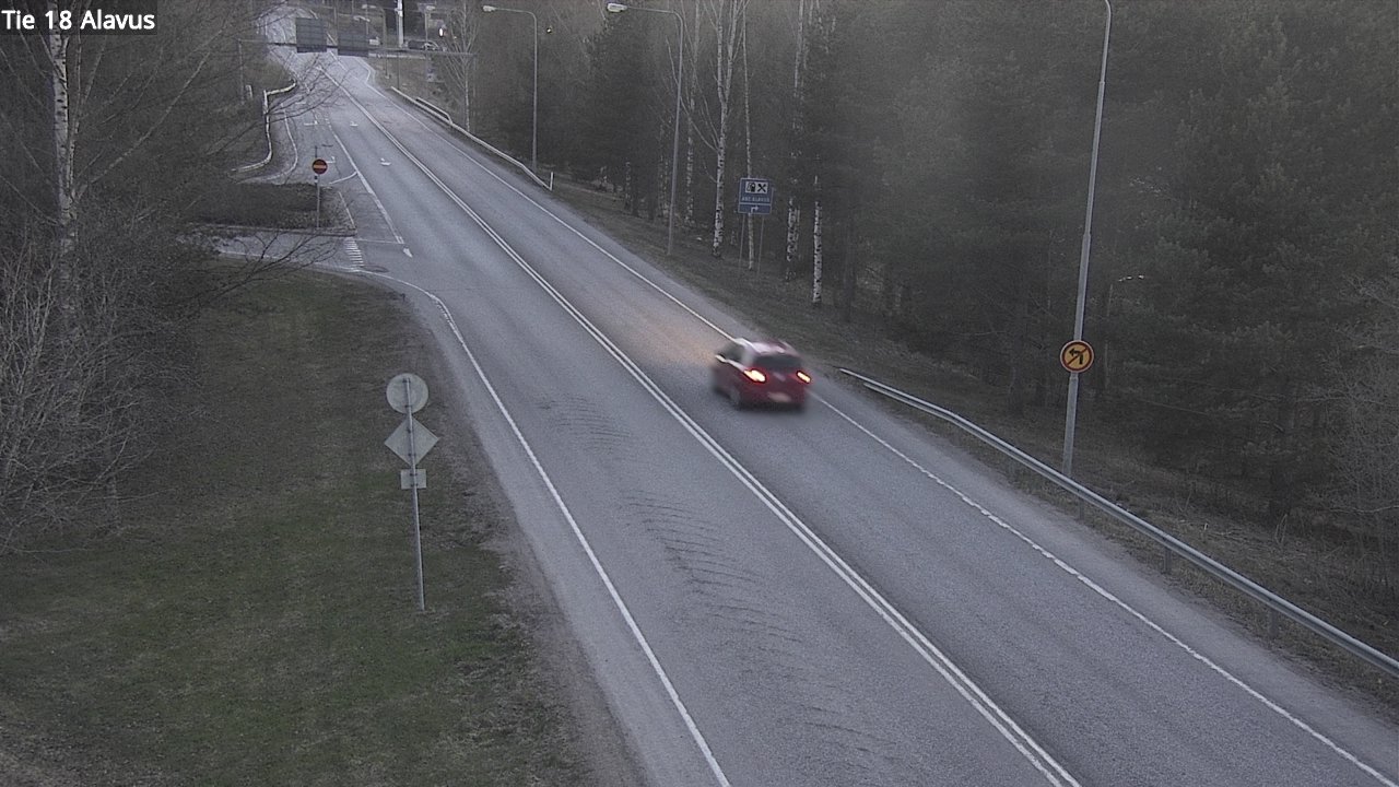 Weather Camera Image Väg 18 Alavo, Alavus, Etelä-Pohjanmaa