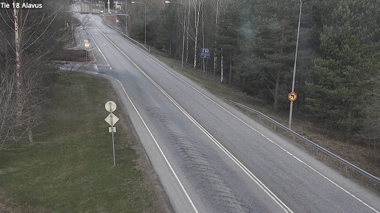 Weather Camera Image Road 18 Alavus, Alavus, Etelä-Pohjanmaa