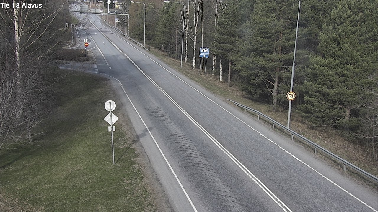Weather Camera Image Road 18 Alavus, Alavus, Etelä-Pohjanmaa