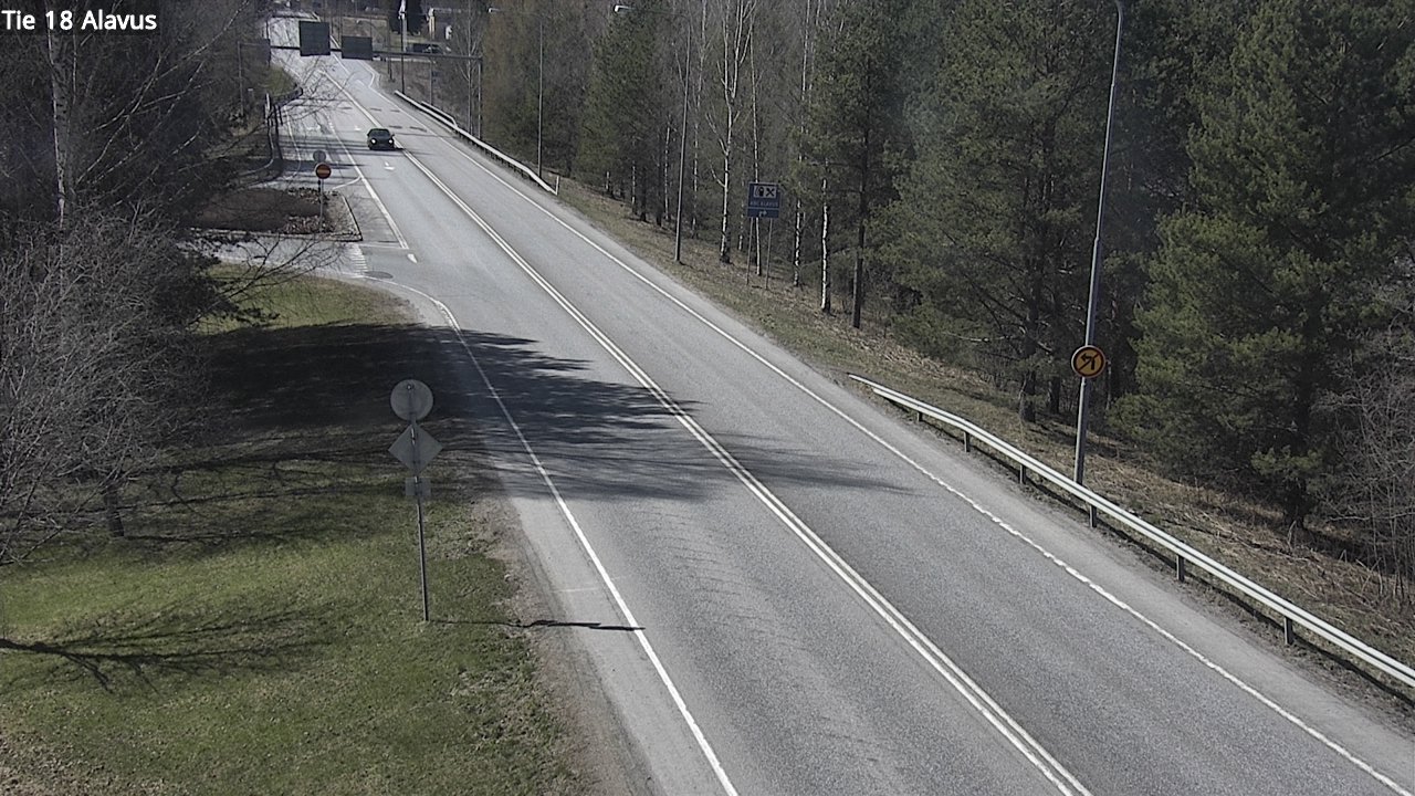 Weather Camera Image Väg 18 Alavo, Alavus, Etelä-Pohjanmaa